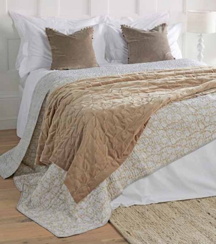 Velvet Taupe bedspread